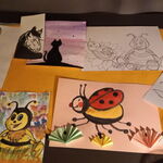 Kinderbilder mit Motiven der Biene Maja