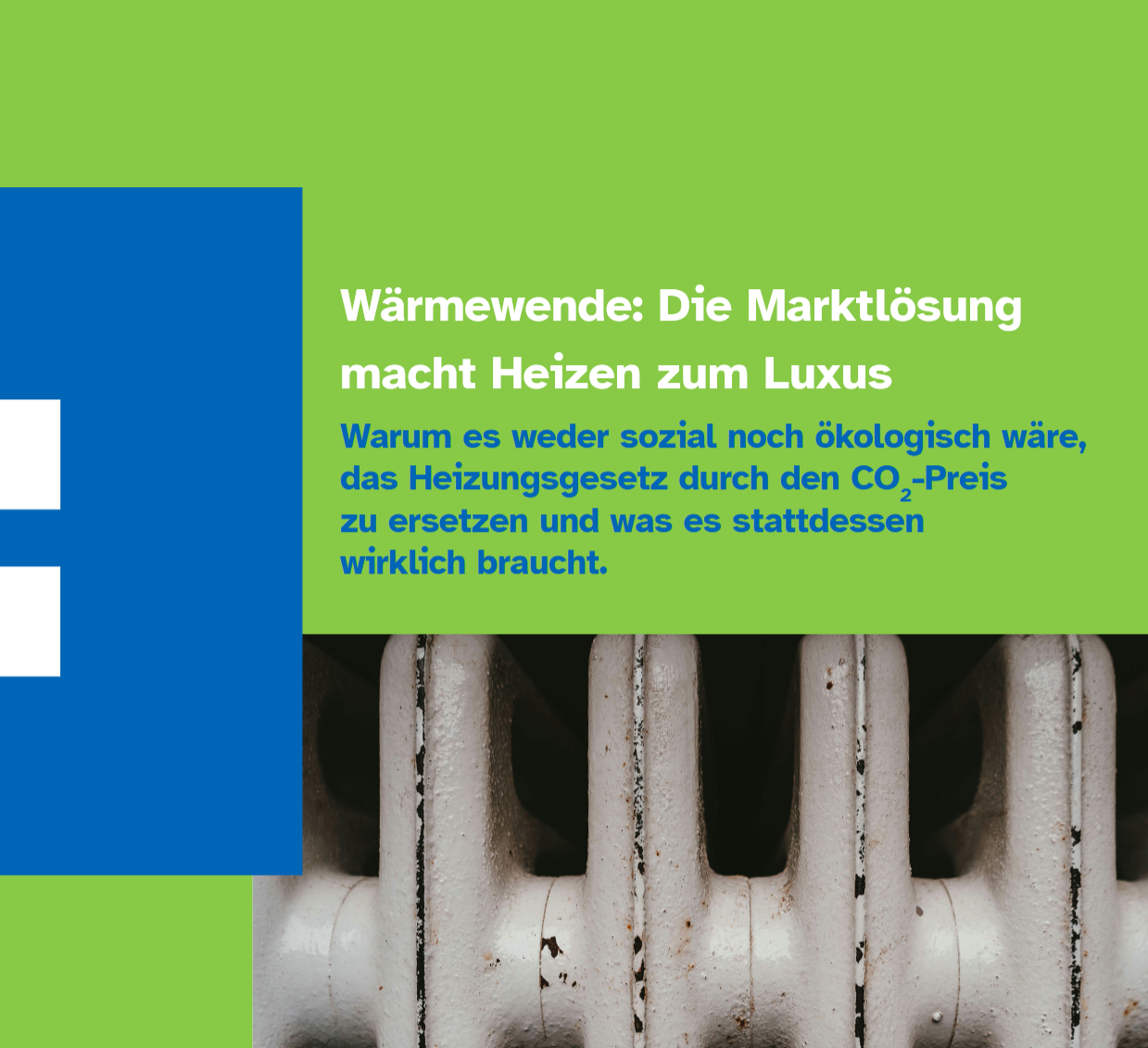 Wärmewende: Die Marktlösung macht Heizen zum Luxus